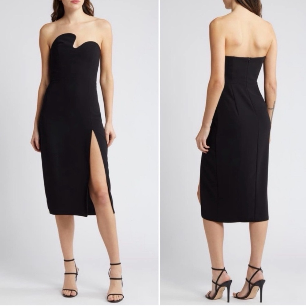 AMANDA UPRICHARD REVOLVE Puzzle Asymmetrical Neckline Avant-Garde Large NWT